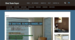 Desktop Screenshot of blindshaderepair.com